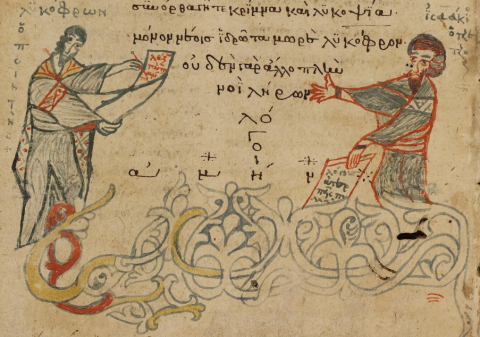Heidelberg, Universitätsbibliothek, Pal. gr. 18 (fol. 96v)